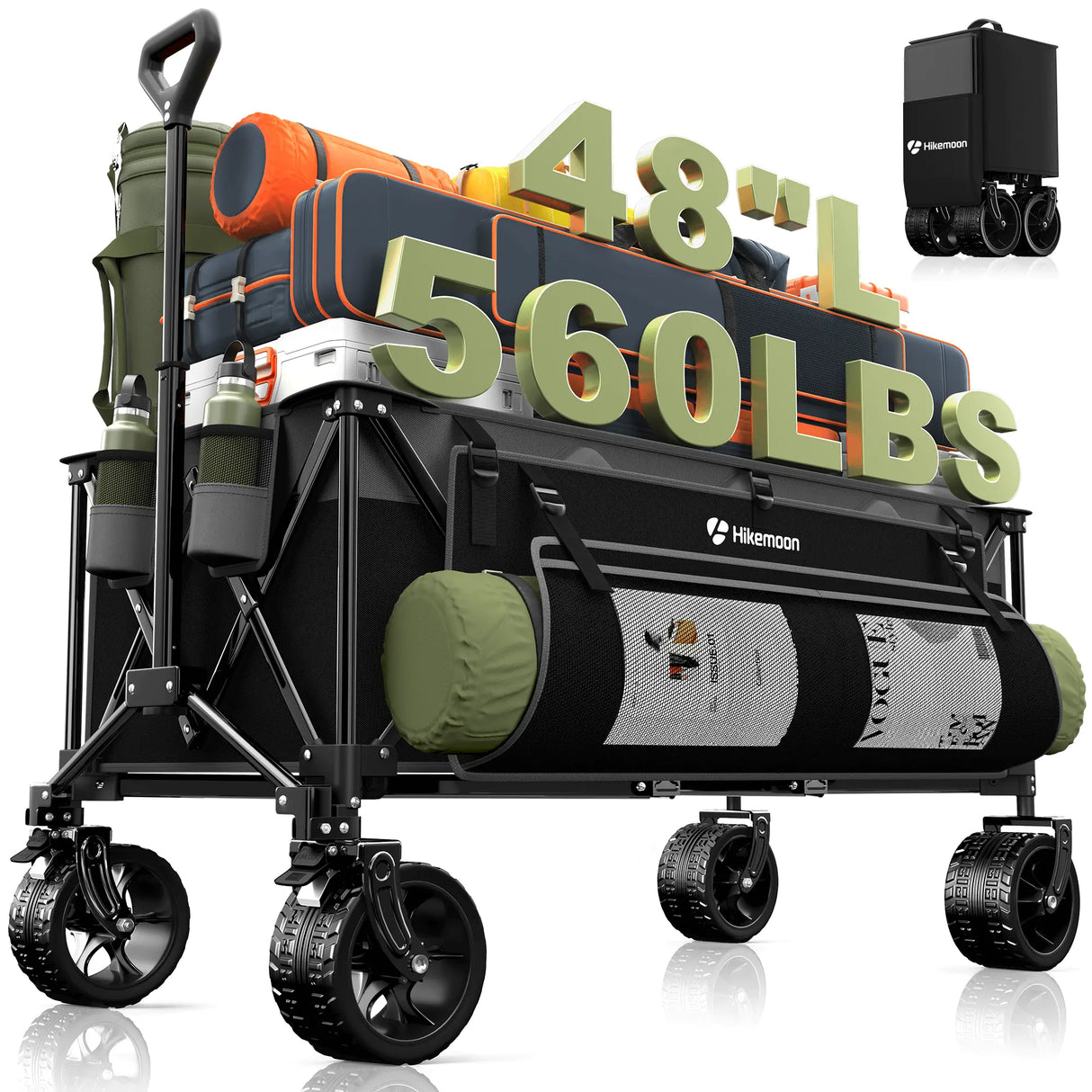 300L Extra Large Foldable Wagon Cart HIKEMOON