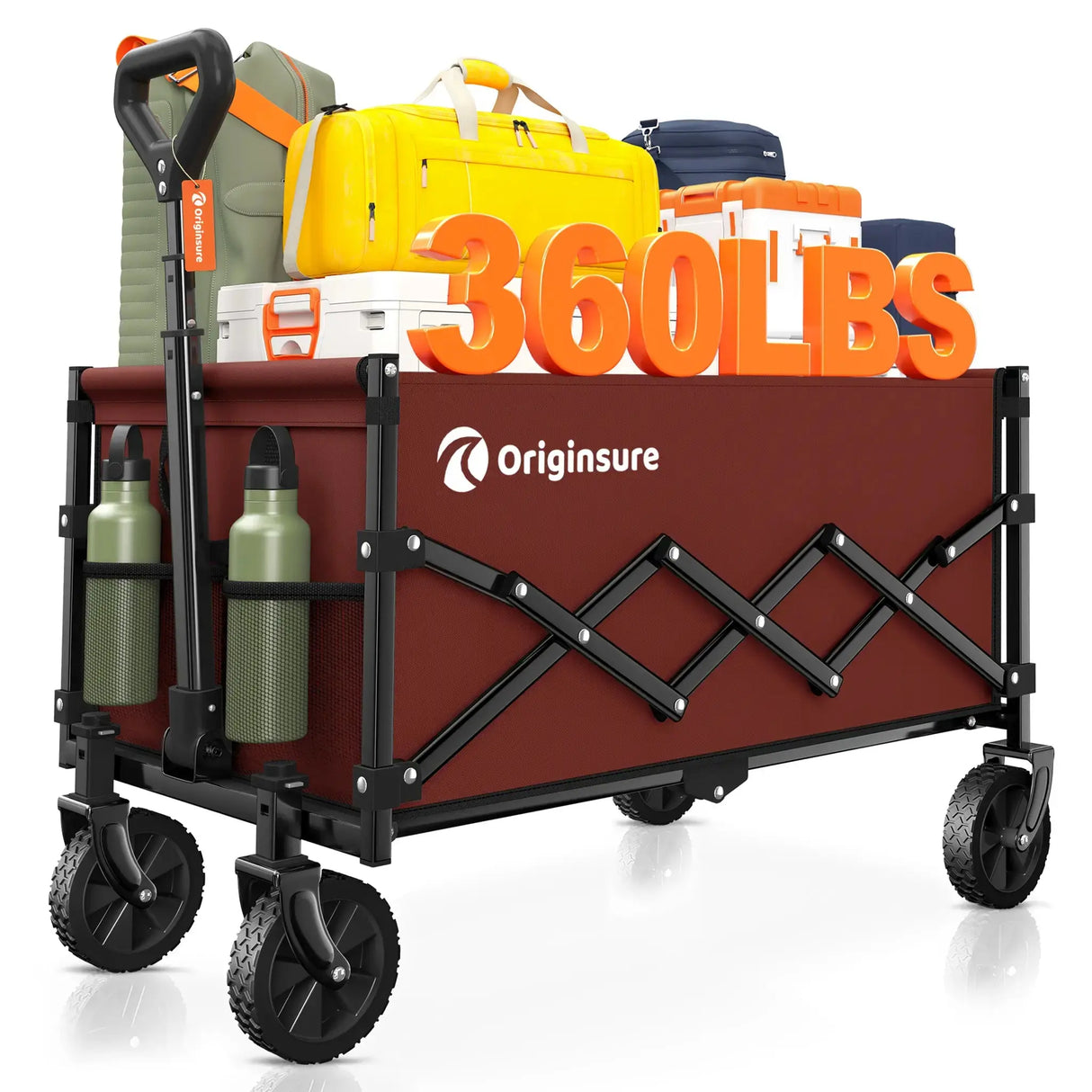 Lightweight Folding Utility Collapsible Wagon Cart HIKEMOON