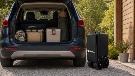 Collapsible Folding Wagon Fit in a Hatchback
