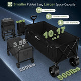 300L Extra Large Foldable Wagon Cart HIKEMOON