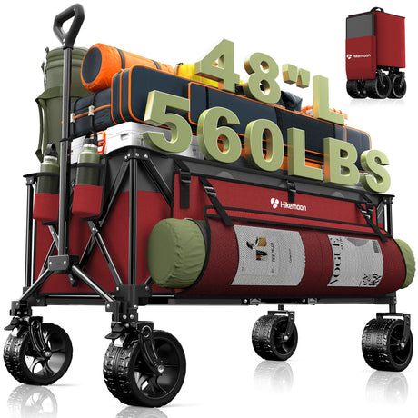 300L Extra Large Foldable Wagon Cart HIKEMOON