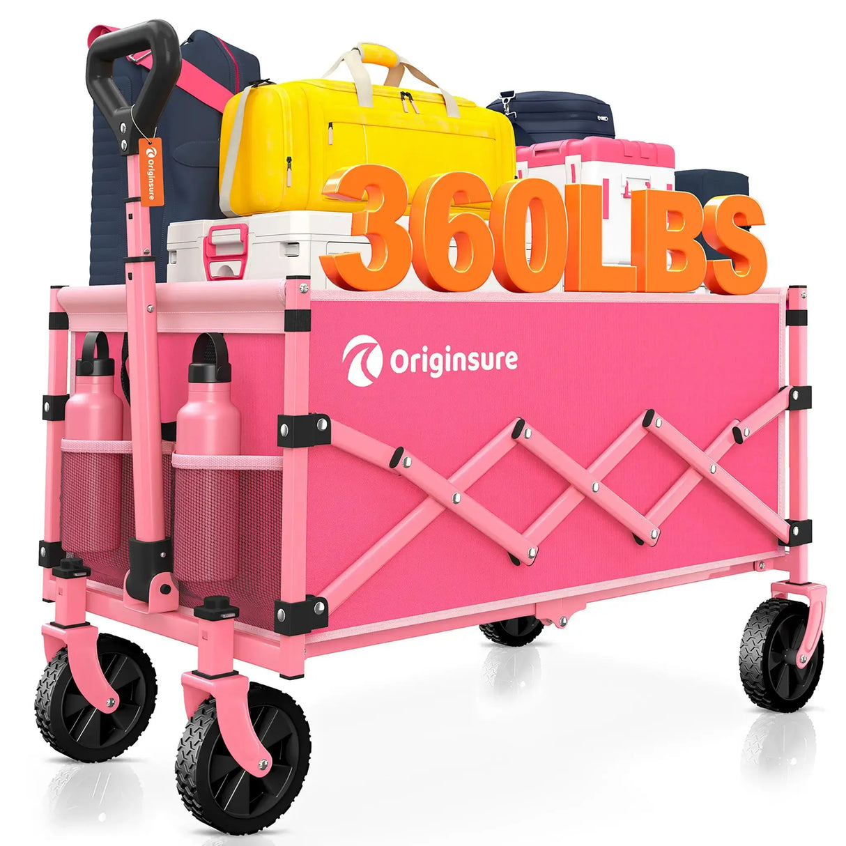 Lightweight Folding Utility Collapsible Wagon Cart HIKEMOON